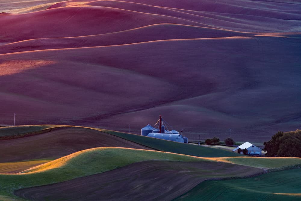 Lilac Hills Farmstead by 李从军 / Austin Li — canvas wall art