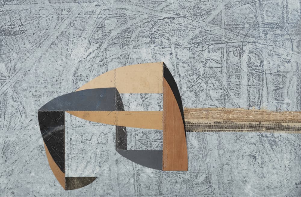 Layered Geometric Forms by Susan Smereka — canvas wall art