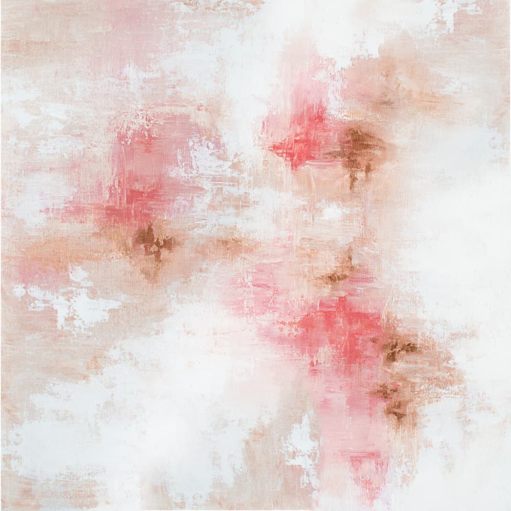 Ethereal Blush Abstract by Alyson Storms — canvas wall art