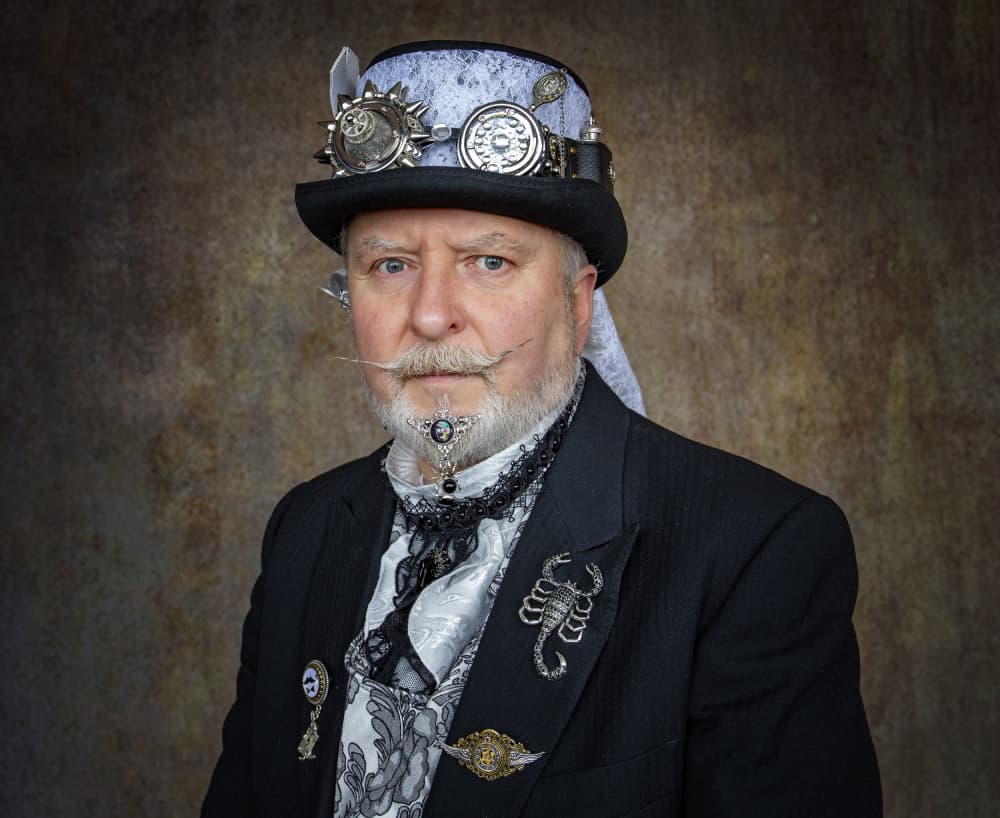 Steampunk Gentleman Portrait by Daniel Springgay — canvas wall art