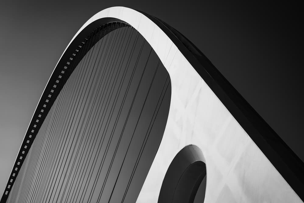 Modern Bridge Arch by Marco Tagliarino — canvas wall art