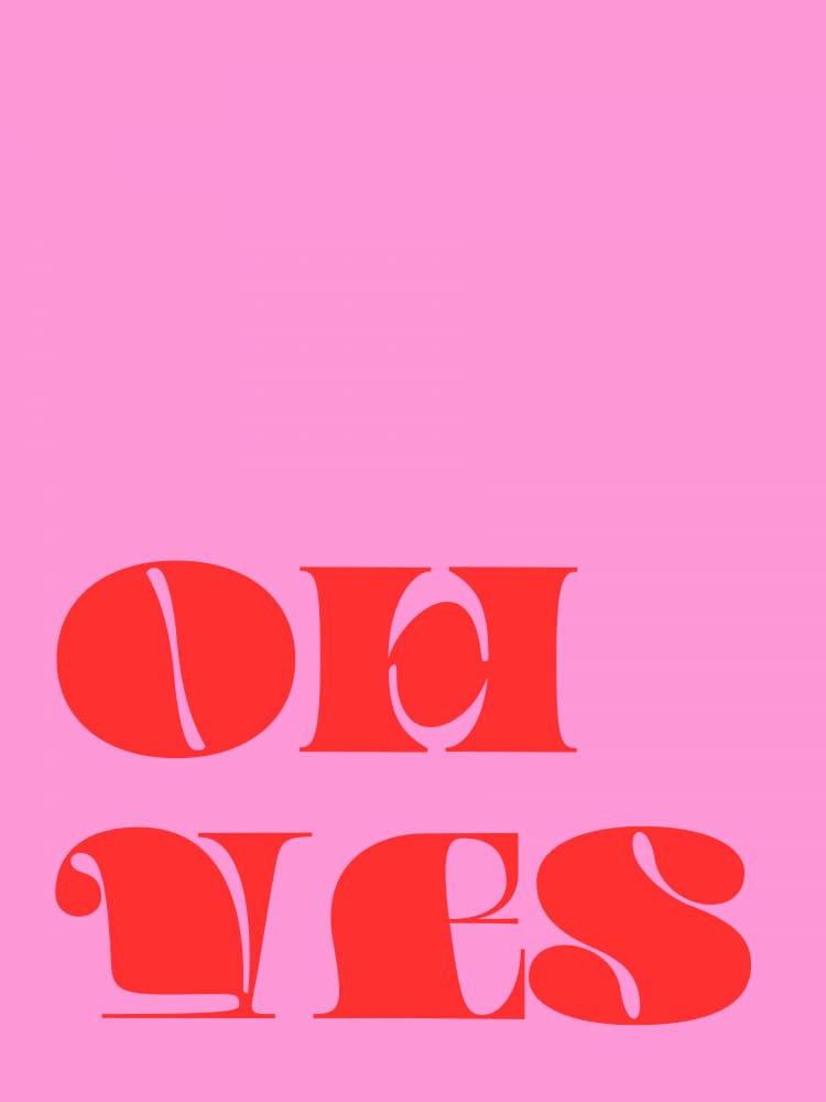 Oh Yes by Ohkimiko — canvas wall art