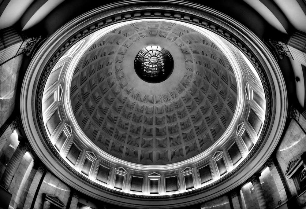 Grand Dome Interior by Tomoshi Hara — canvas wall art