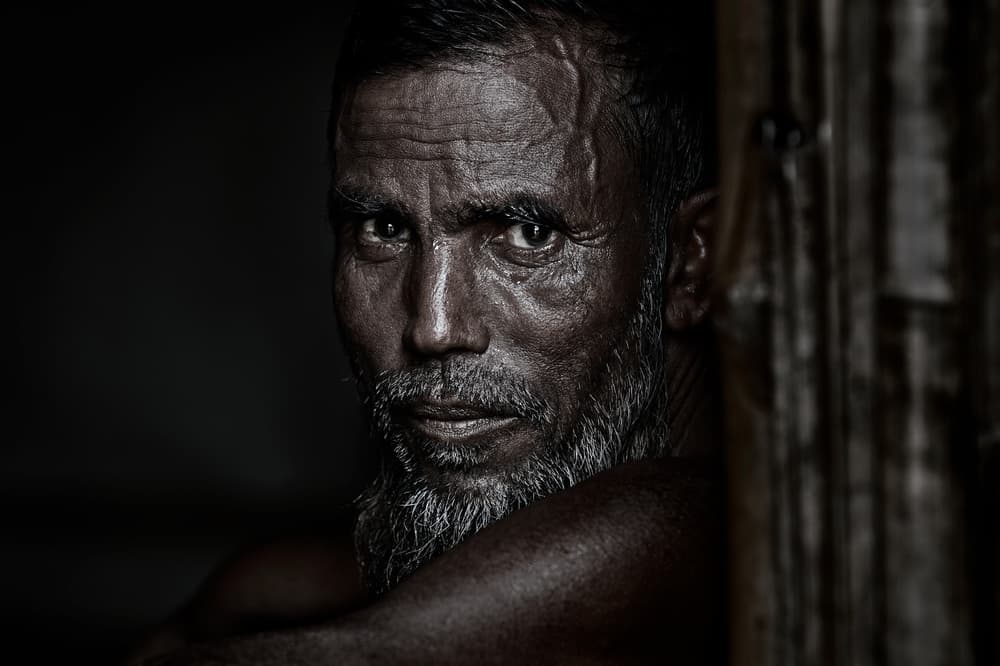Intense Gaze Man by Joxe Inazio Kuesta Garmendia — canvas wall art