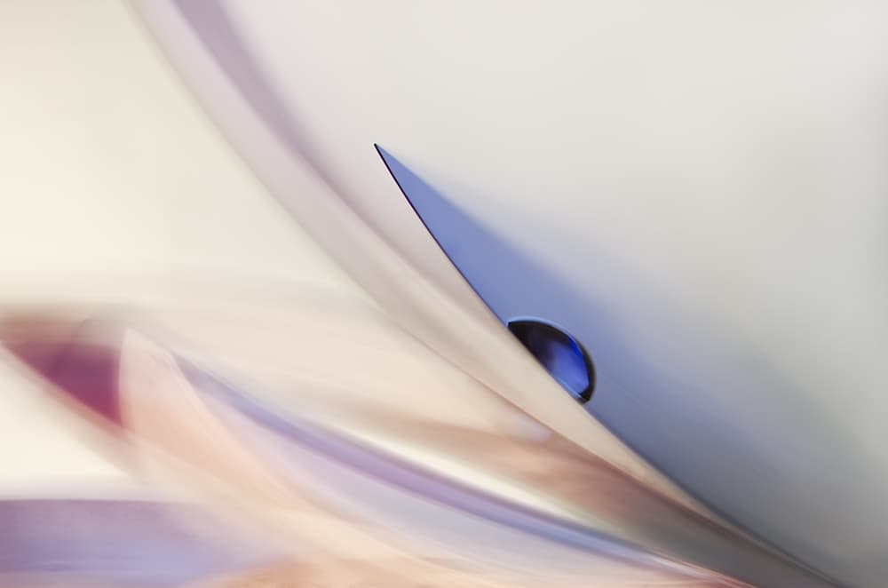 Blue Gem Flow by Heidi Westum — canvas wall art