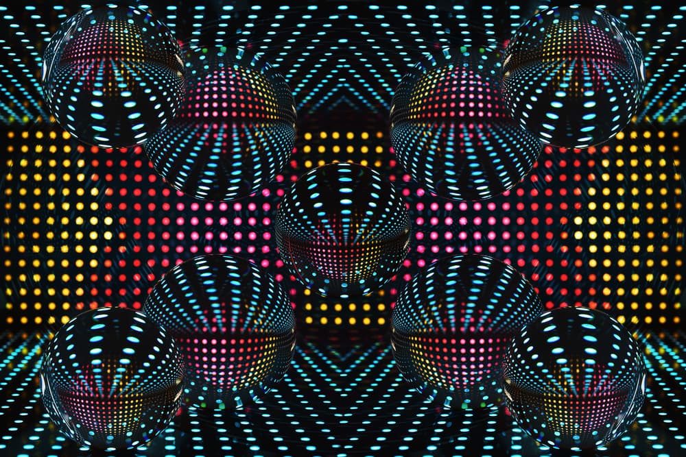 Vibrant Light Reflections by Heidi Westum — canvas wall art