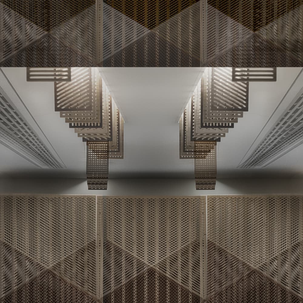 Geometric Light Play by Greetje van Son — canvas wall art
