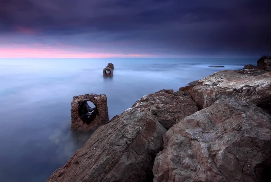 Ethereal Coastal Glow by Amnon Eichelberg — canvas wall art