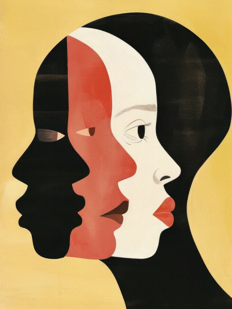 Layers of Identity by Bilge Paksoylu — canvas wall art