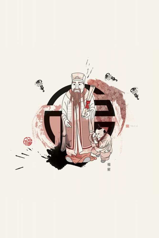 Ancient Wisdom Good Fortune by Thoth Adan — canvas wall art
