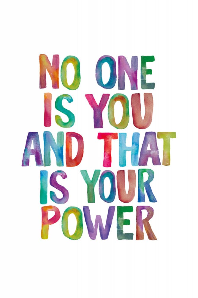 Colorful Power Quote by Brett Wilson — canvas wall art