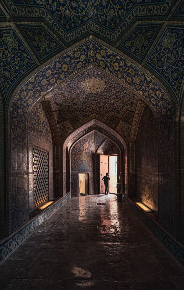 Ornate Islamic Archways by Marco Tagliarino — canvas wall art