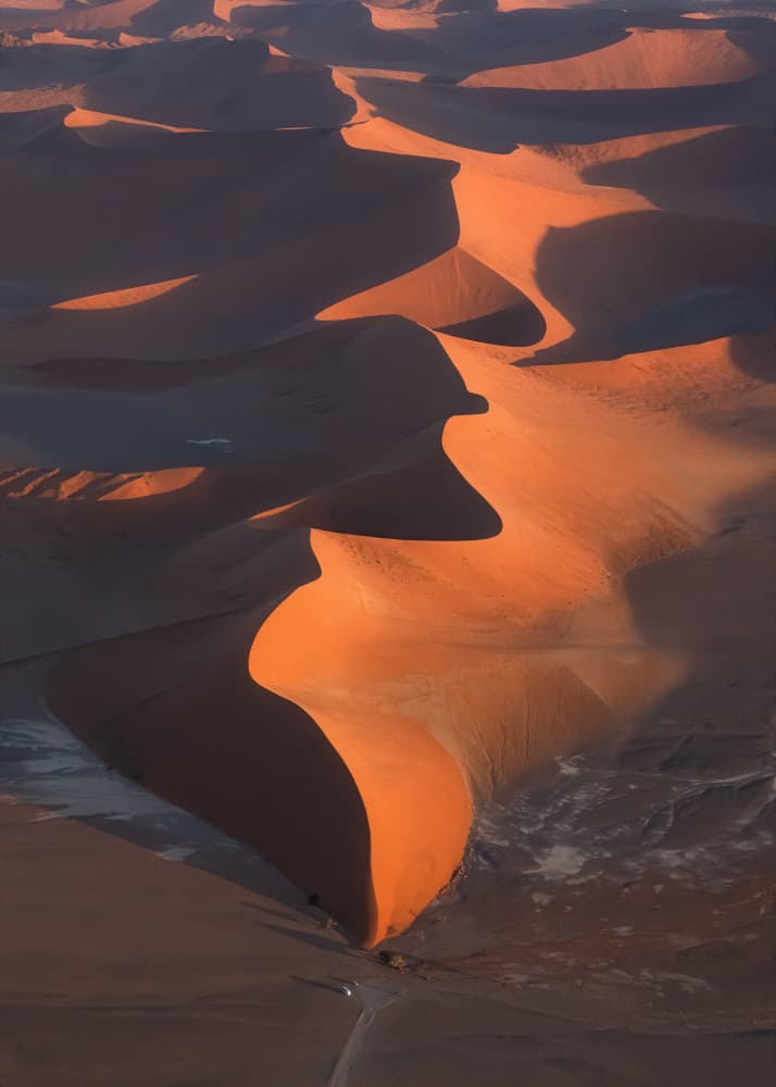 Golden Desert Dunes by Willa Wei — canvas wall art