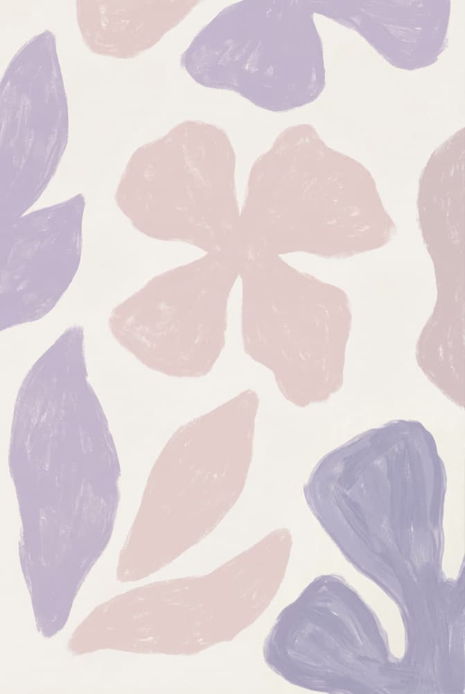 Gentle Pastel Florals by Melloi Art Prints — canvas wall art