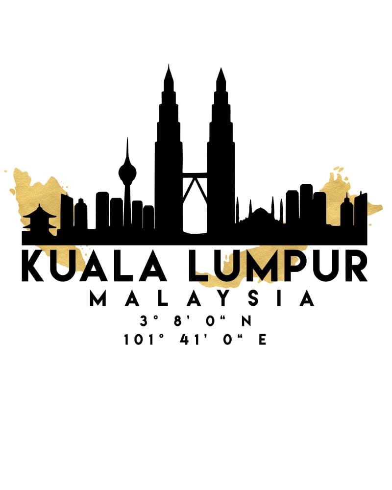 Iconic Kuala Lumpur Cityscape by Emiliano Deificus — canvas wall art