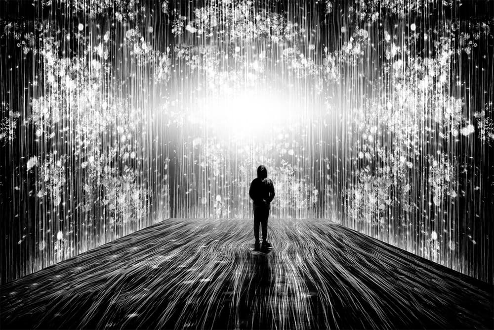 Lone Figure Light Path by Leif Løndal — canvas wall art