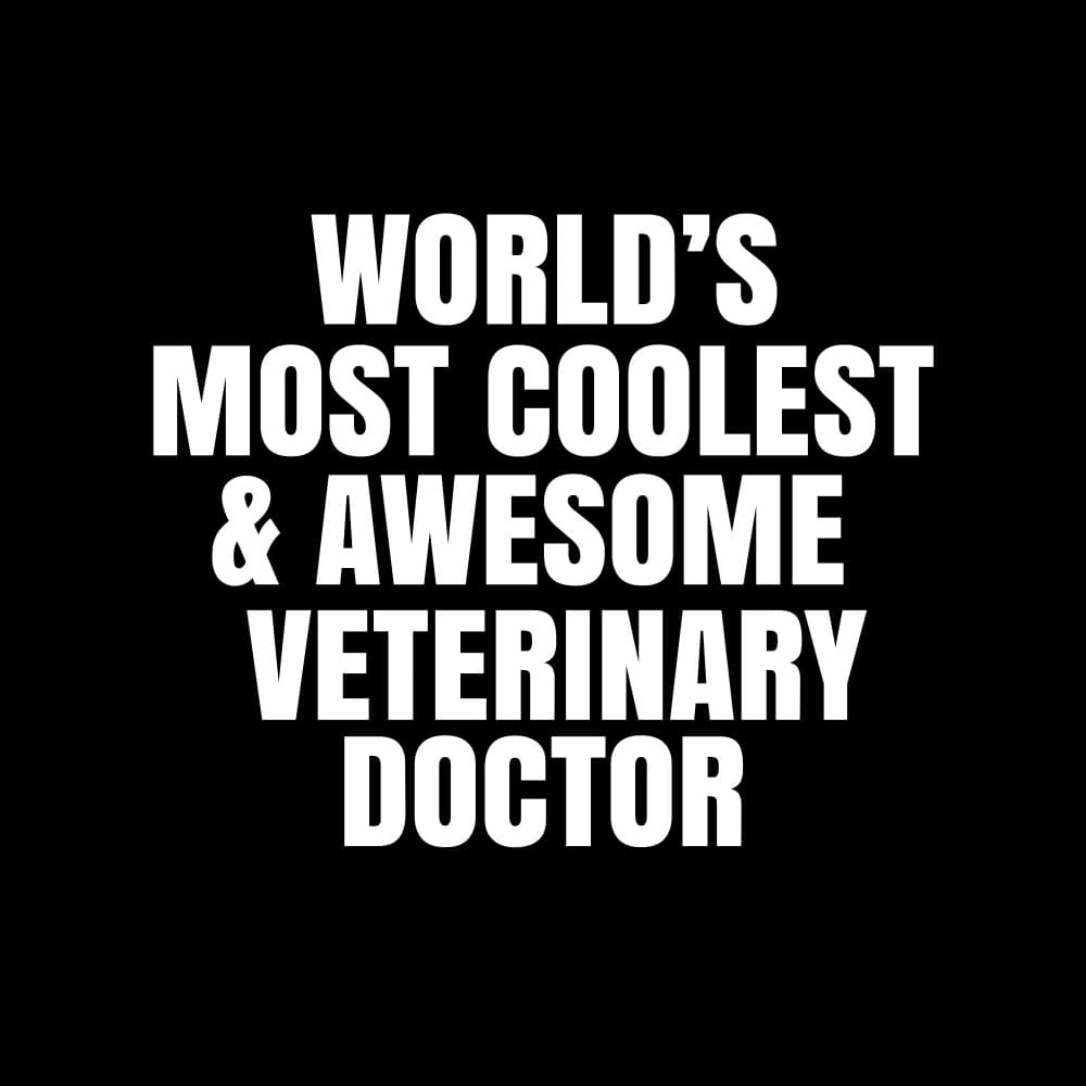 Awesome Veterinary Doctor by Happie Eagle — canvas wall art