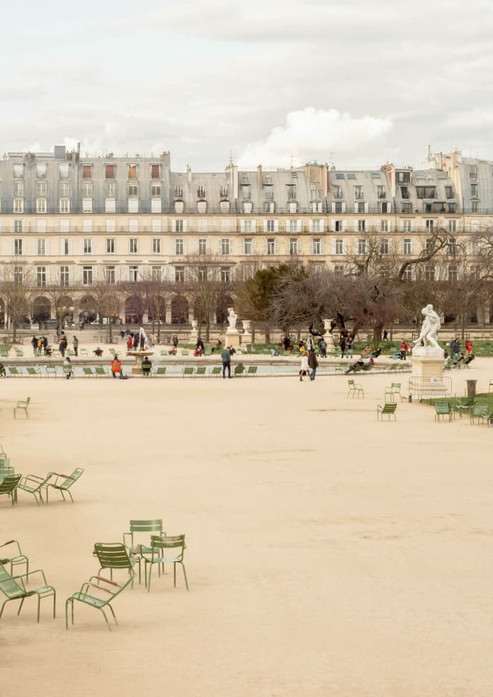 Tuileries Garden Leisure by Talitha McQueen — canvas wall art