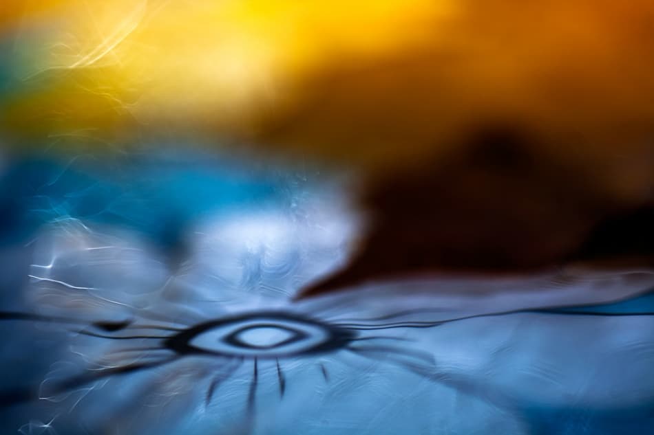 Abstract Water Eye by Willy Marthinussen — canvas wall art