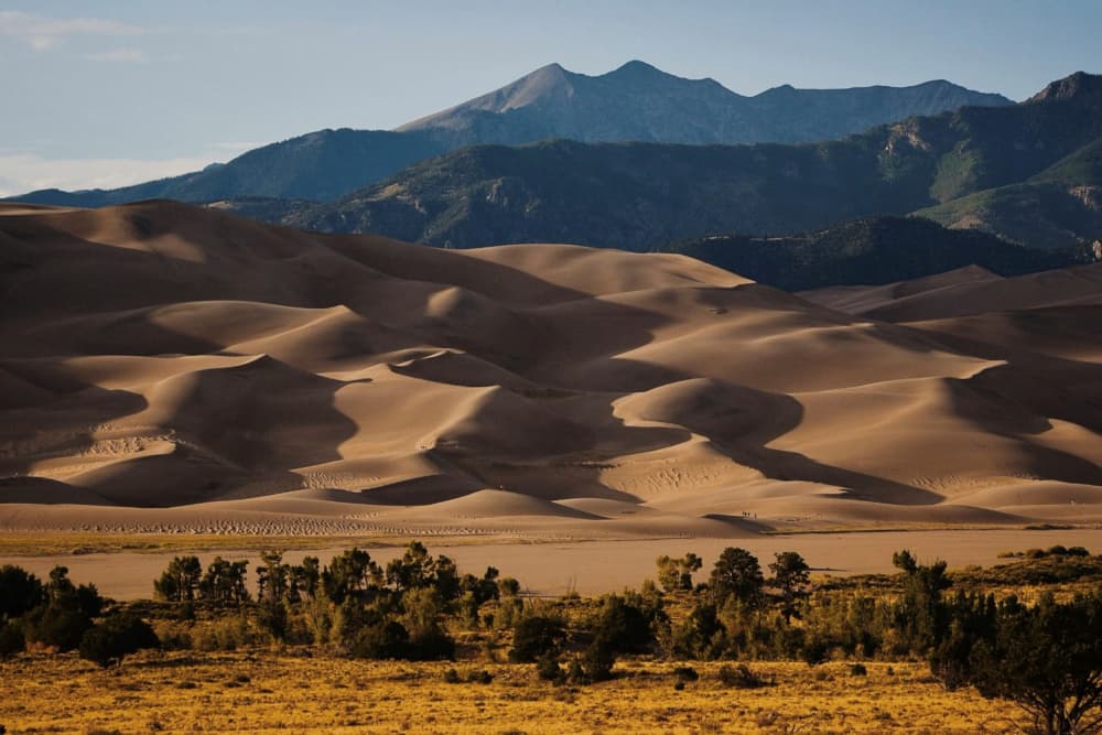 Desert Dunes and Peaks by Del Mundo Imagery — canvas wall art