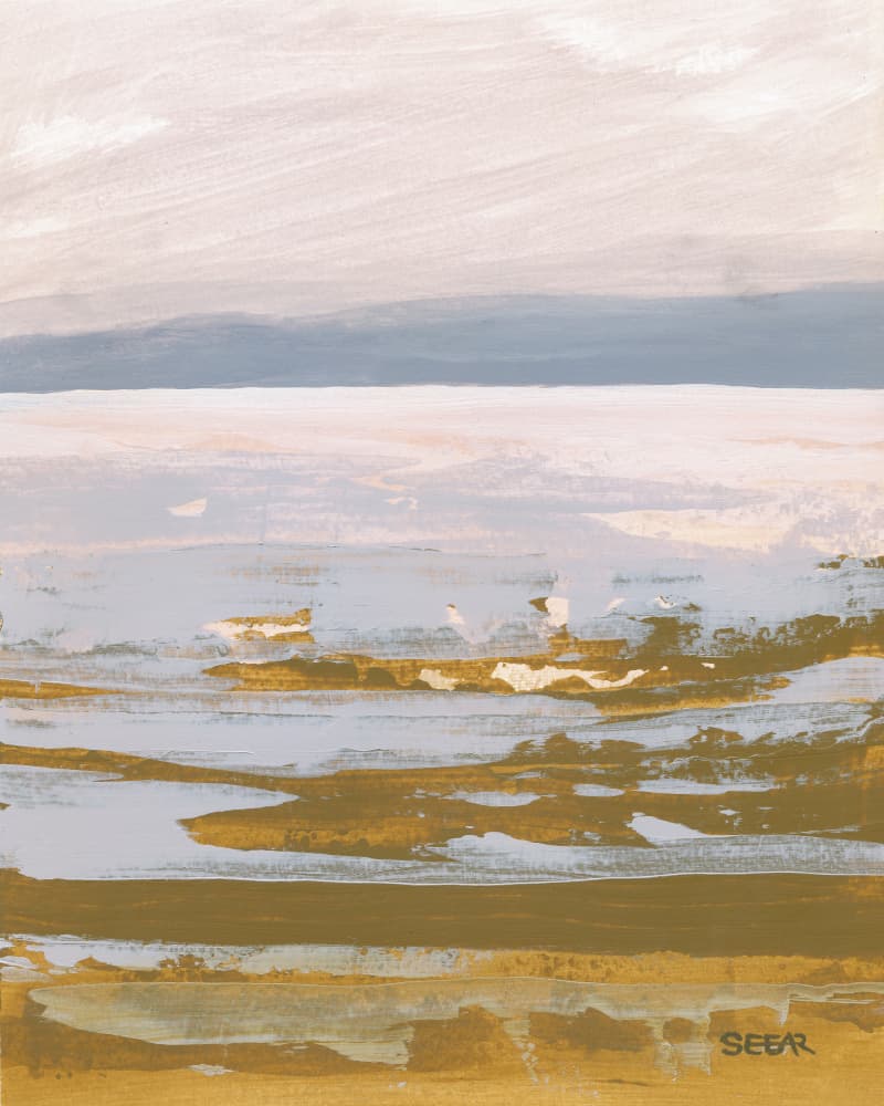 Serene Abstract Landscape by Angela Seear — canvas wall art