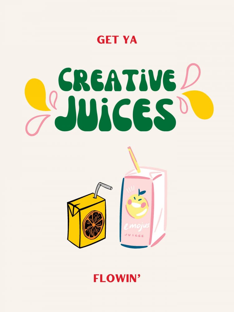 Creative Juices Flowin' by Nazma Khokhar — canvas wall art