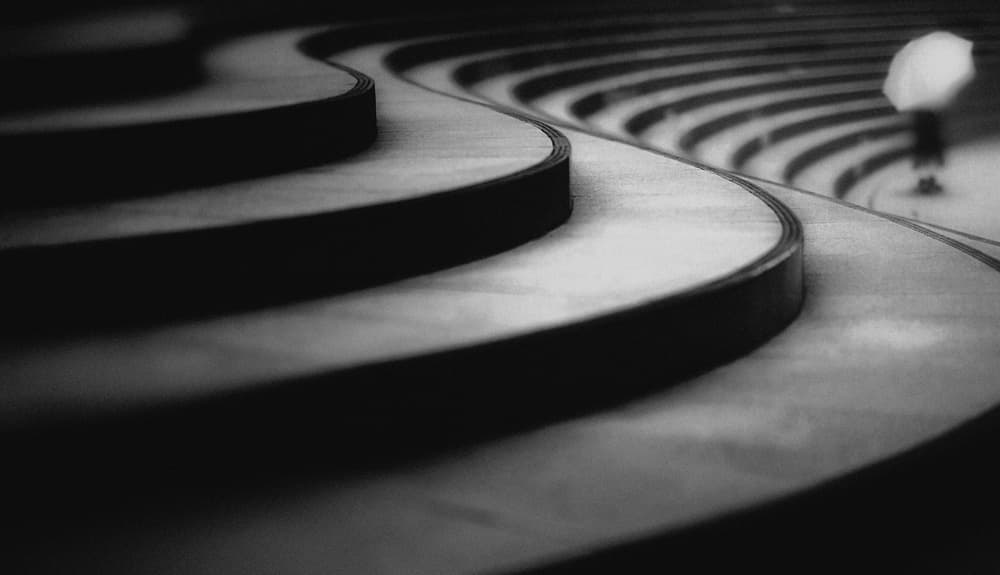 Rainy Curved Steps by Teruhiko Tsuchida — canvas wall art