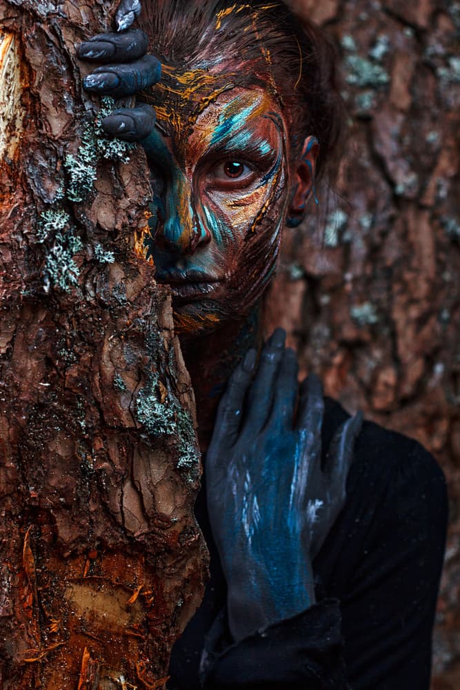 Painted Forest Portrait by Ivan Kovalev — canvas wall art