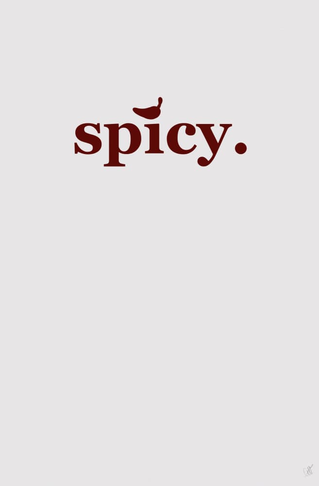 Spicy Word Art by Anne-Marie Volfova — canvas wall art