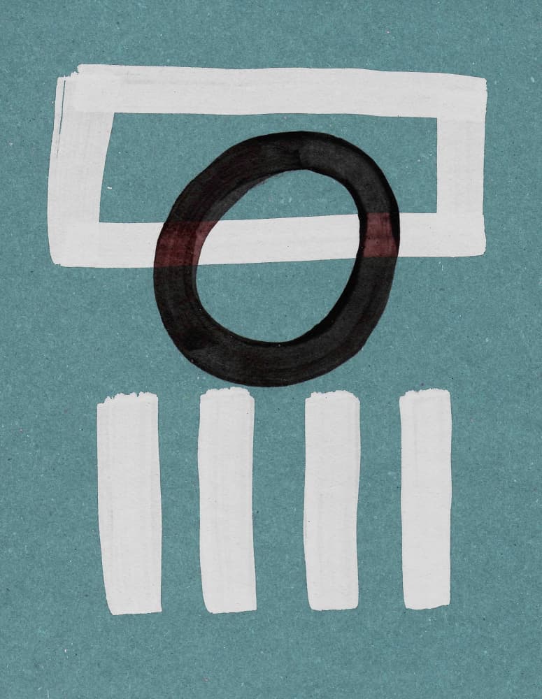 Abstract Geometric Shapes by Santhosh ch — canvas wall art