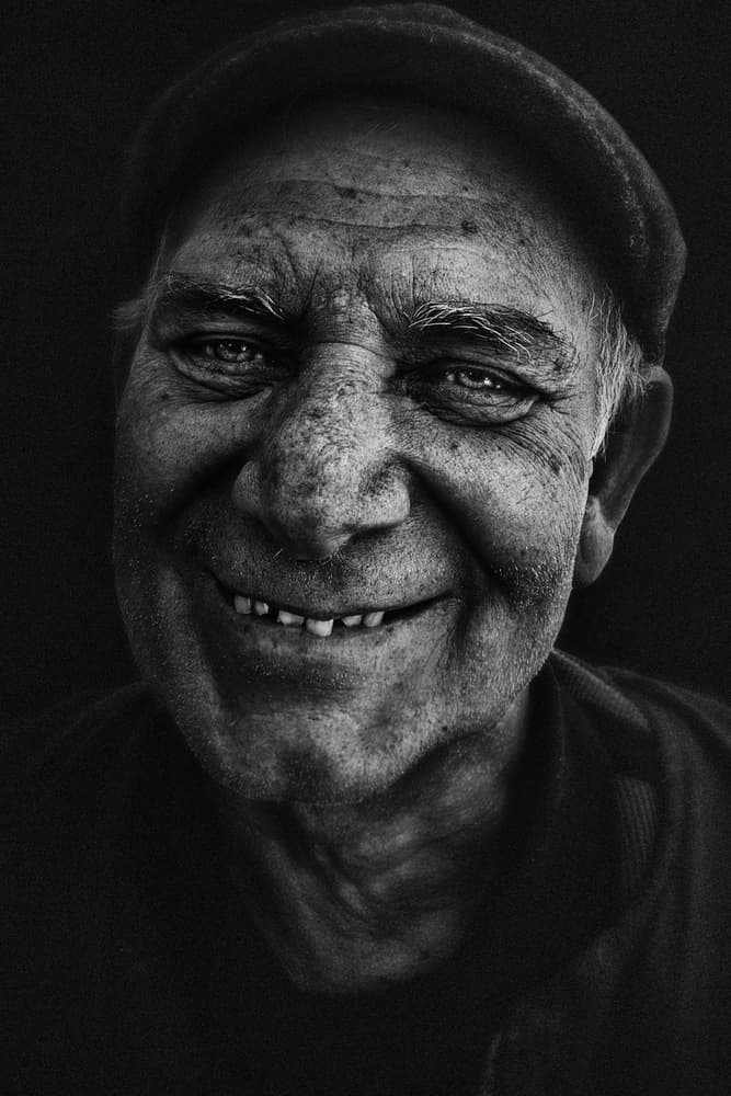 Joyful Old Man by Fadhel Almutaghawi — canvas wall art