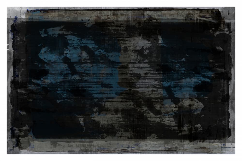 Dark Blue Abstraction by cartissi — canvas wall art