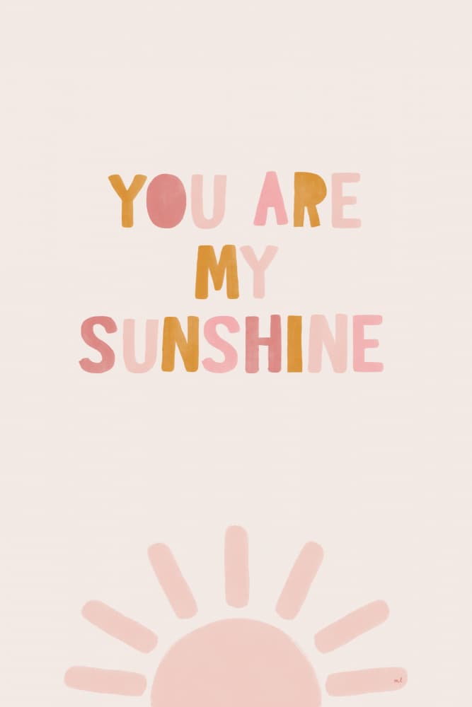 You Are My Sunshine by Menina Lisboa — canvas wall art