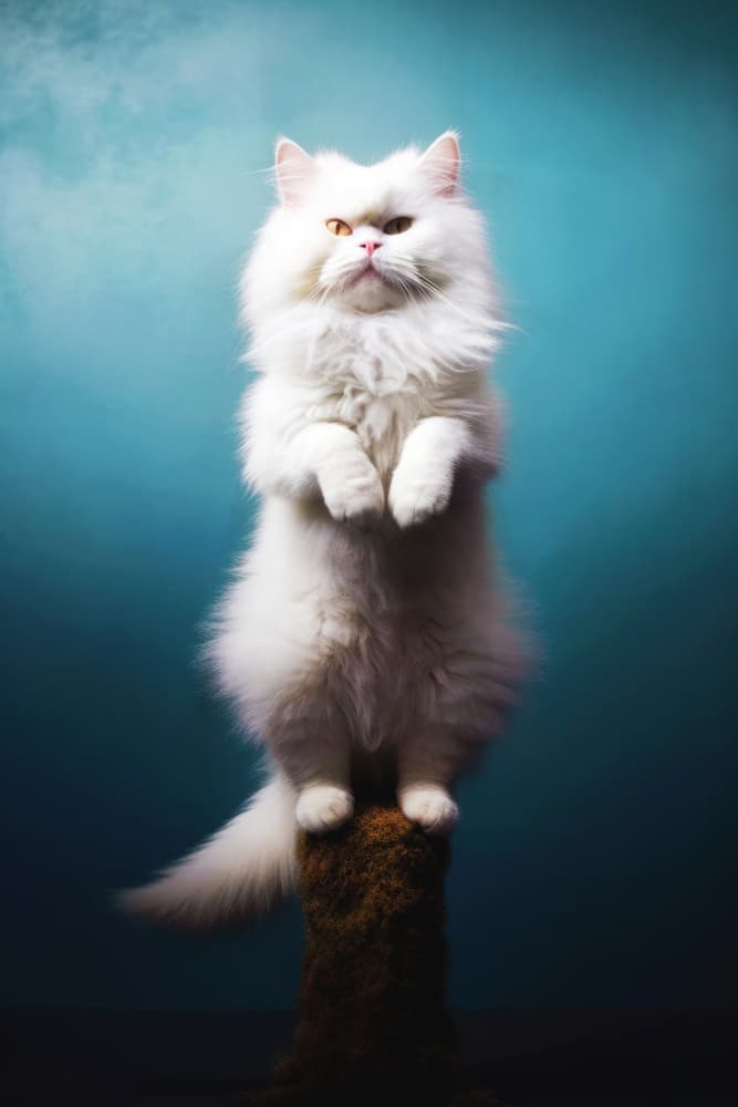 Majestic Standing Cat by Justyna Jaszke — canvas wall art