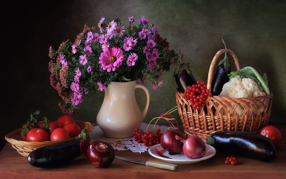 Autumn Harvest Still Life by Tatyana Skorokhod — canvas wall art