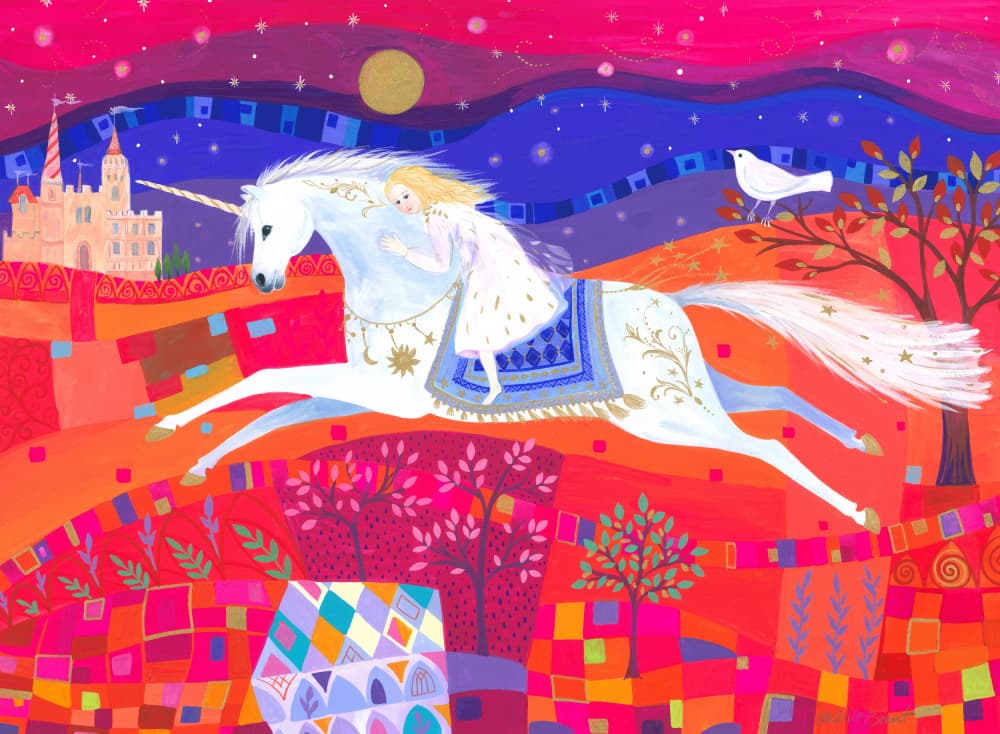 Unicorn Dreamscape by Isabelle Brent — canvas wall art