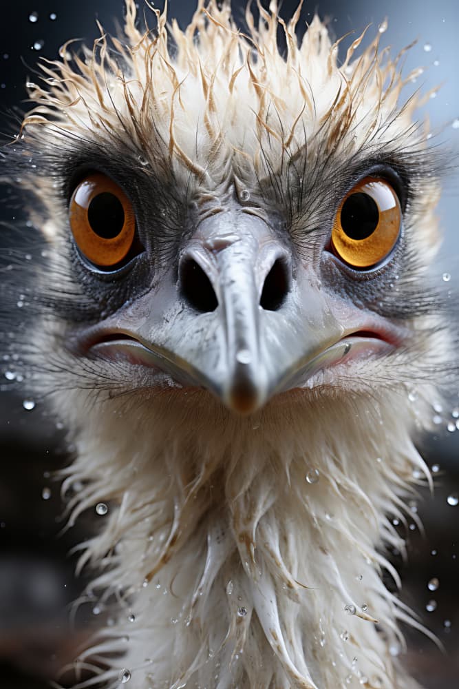 Intense Osprey Gaze by Bilge Paksoylu — canvas wall art