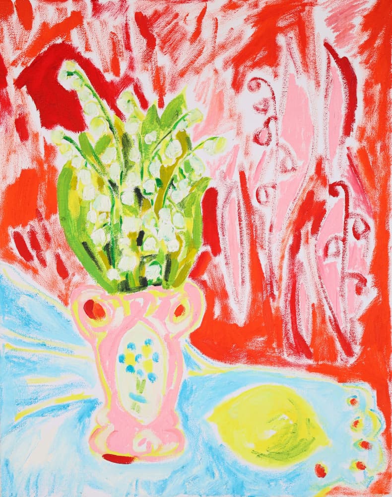 Fresh Lilies and Lemon by Tamara Jare — canvas wall art