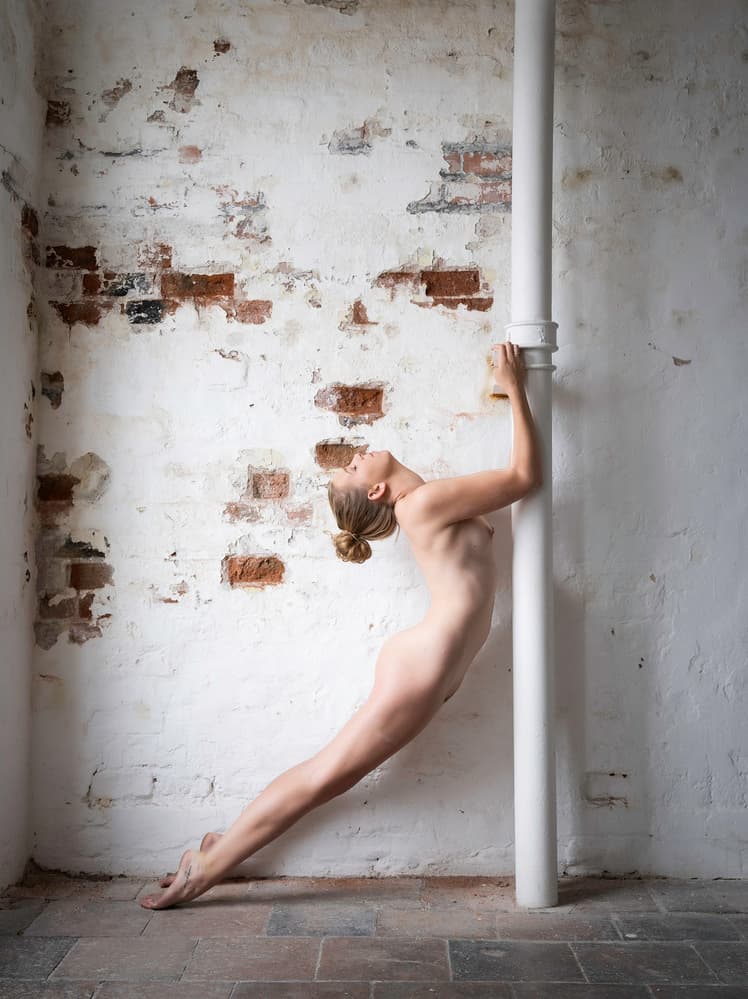 Elegant Nude Form by Catchlight Studio — canvas wall art