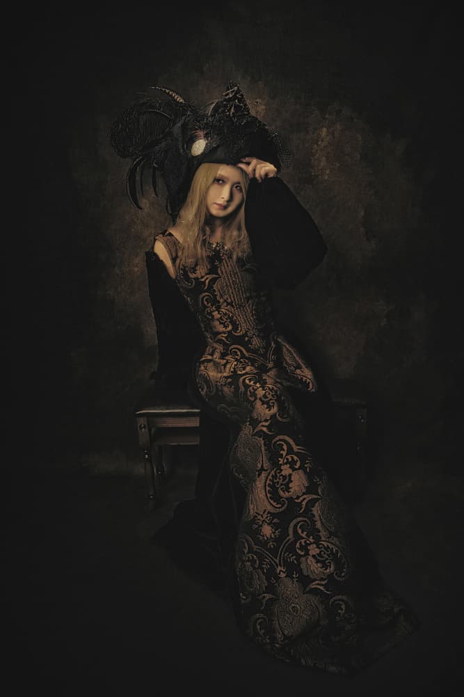 Mysterious Gothic Portrait by KOIKI — canvas wall art