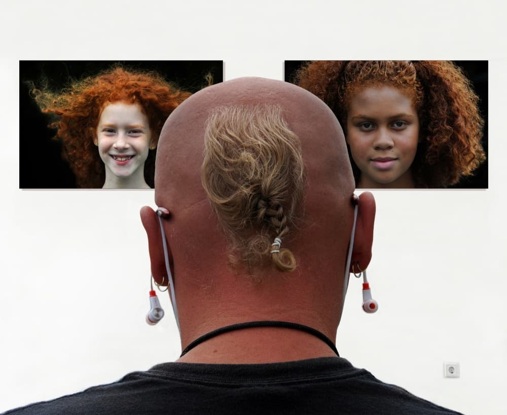 Red Hair Diversity by Huib Limberg — canvas wall art