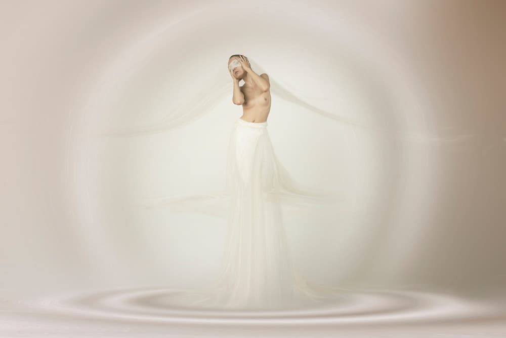 Graceful Ethereal Nude by Christine von Diepenbroek — canvas wall art