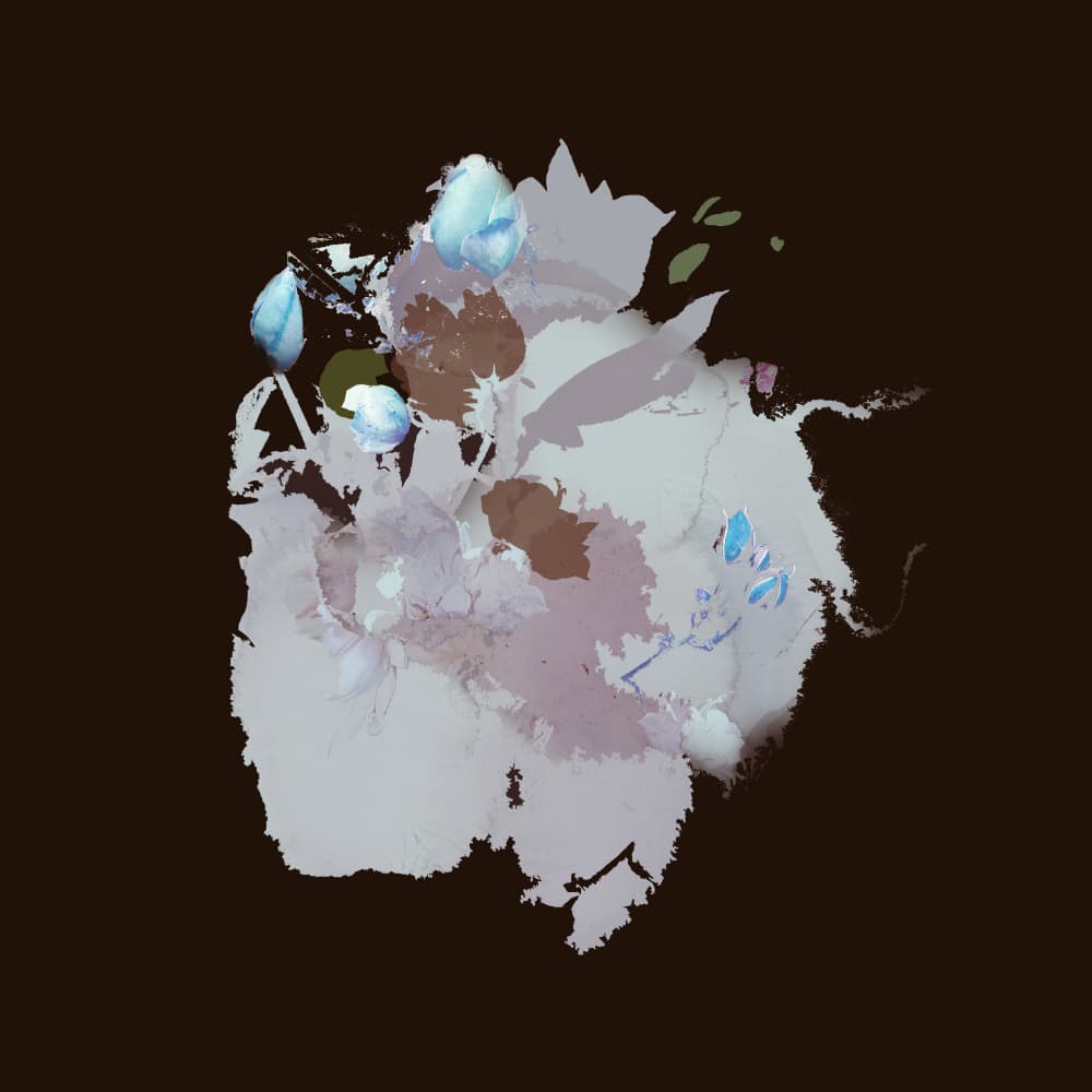 Dreamy Blue Blooms by Miriam Stayte — canvas wall art