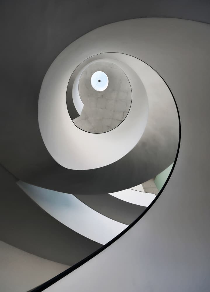 Modern Spiral Ascent by Renate Reichert — canvas wall art