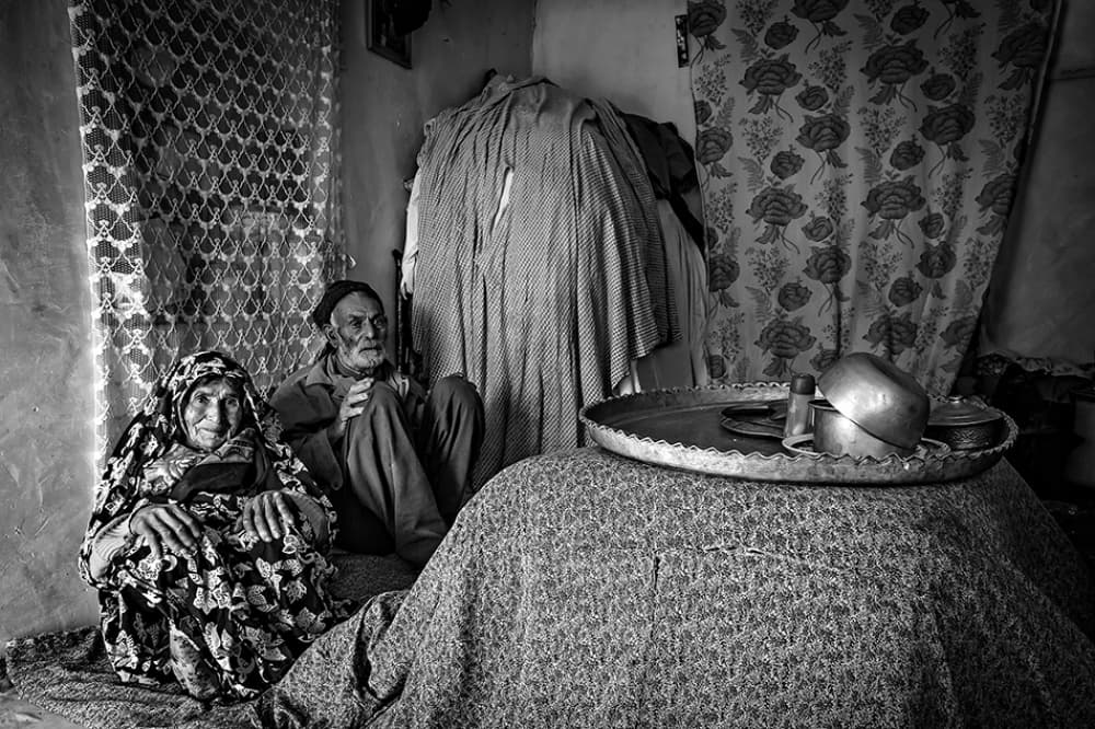 Elderly Couple's Humble Home by Mohammadreza Momeni — canvas wall art