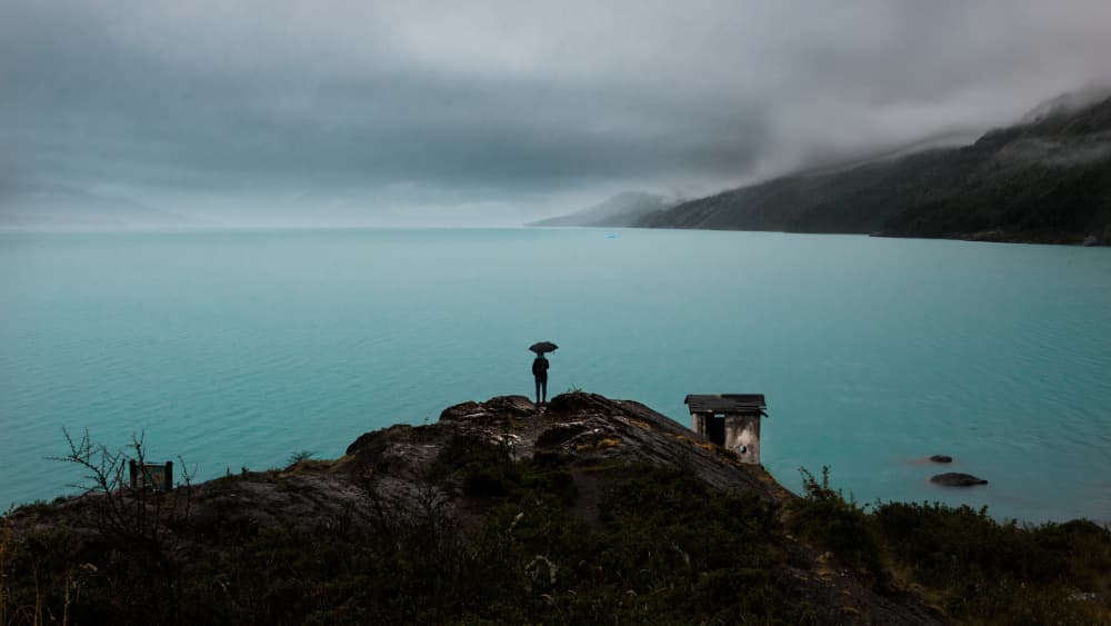 Misty Lake Solitude by Patrick Dessureault — canvas wall art