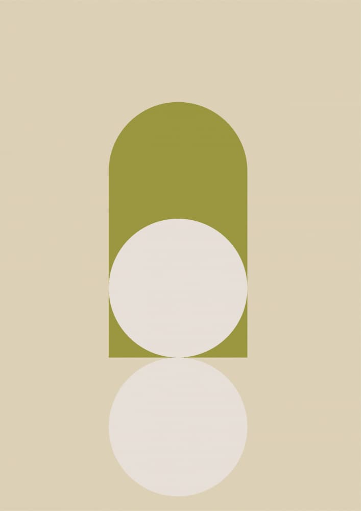 Green Arch Reflection by Nilesh Kulkarni — canvas wall art