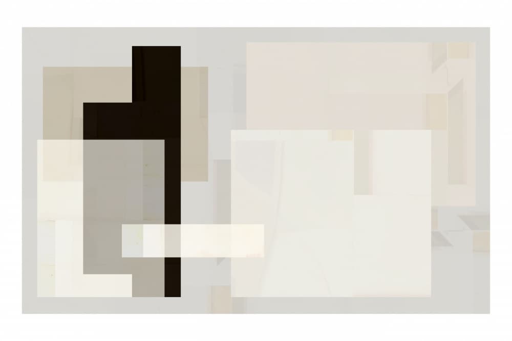 Abstract Neutral Geometry by cartissi — canvas wall art