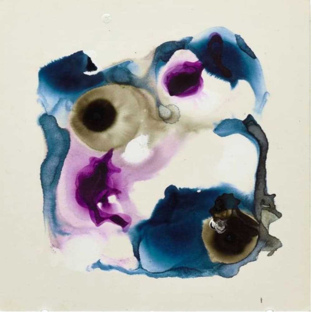 Fluid Blue Purple Abstract by Deb Chaney — canvas wall art