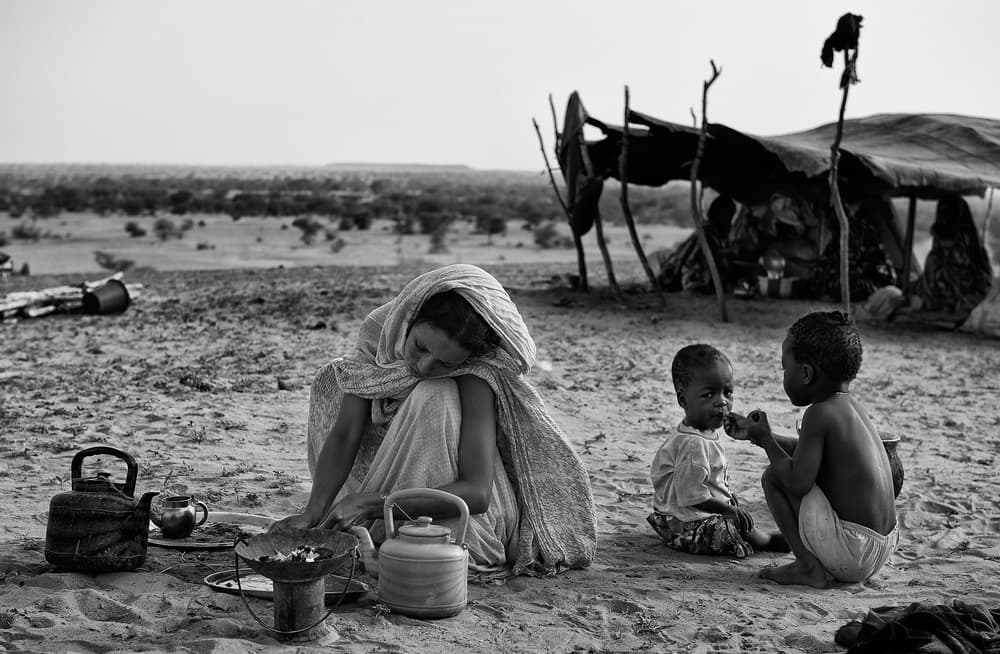 Desert Family Life by Joxe Inazio Kuesta Garmendia — canvas wall art